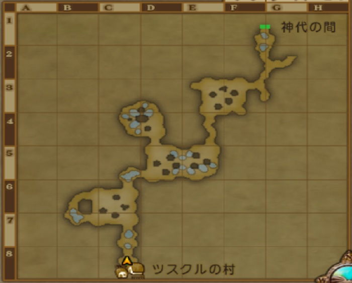 謎の地下迷宮 マップ